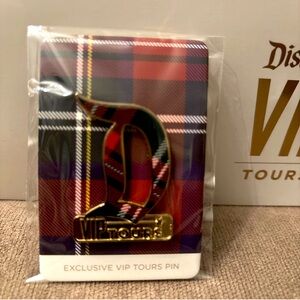 Disney Exclusive VIP Tours Pin Disneyland 2024 Tartan Plaid